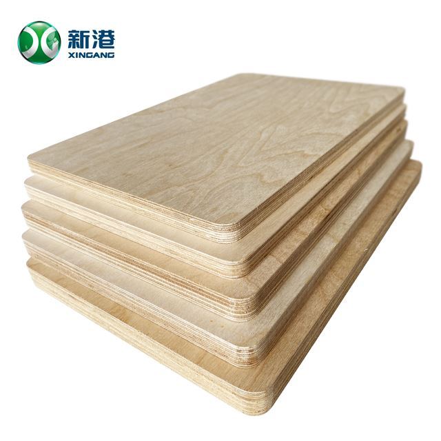 18mm Shuttering Commercial Pine Plywood Finger Joint Core Good Quality