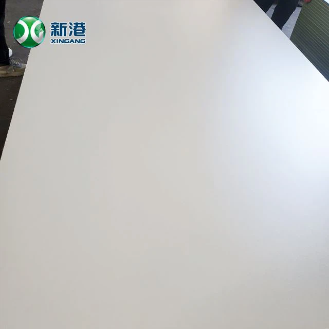 WhiTe Melamine Veneer Sklejka MDF używana do mebli