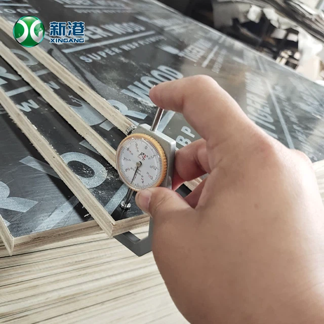 1200x1800mm 17mm Black Film Faced Plywood F17 Marine Construction Phenolic Board Formwork System