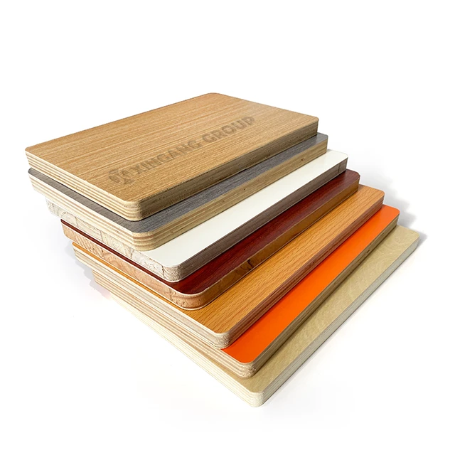 18mm High Strength Melamine Plywood With Various Of Melamine Paper For Furniture